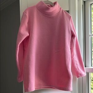 Girls’ fleece turtleneck top